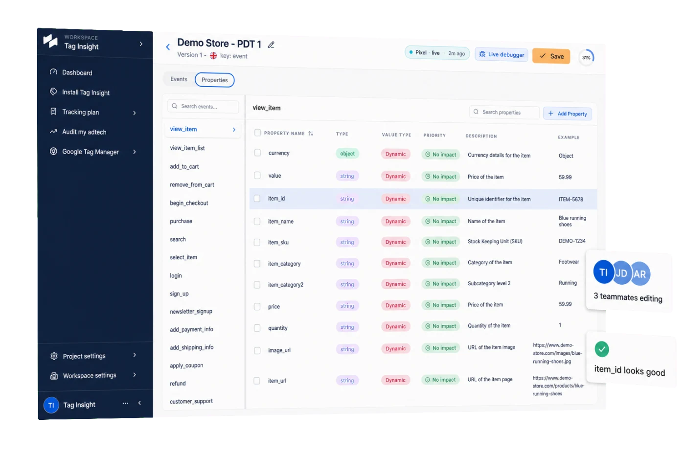 Analytics teams collaborating on client tracking